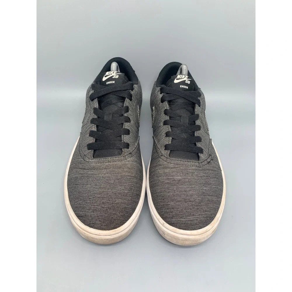 Nike SB Check Solarsoft Canvas‎ Black Shoes 844493-001 Men's Sz 10.5